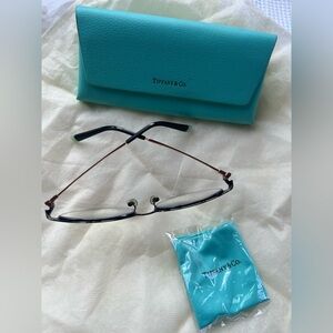 Tiffany & Co. TF1133 6007 Full‑Rim Eyeglass Frames Black/Gold 53‑17‑140